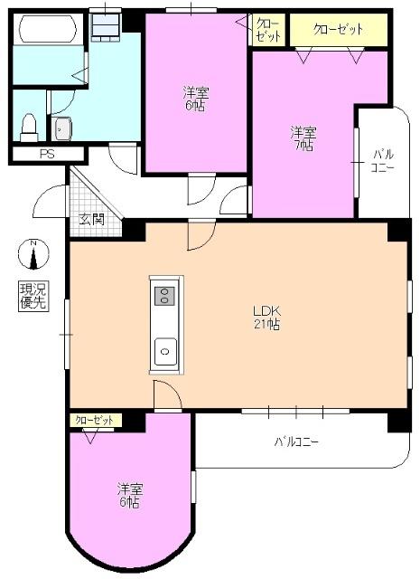  間取り図写真