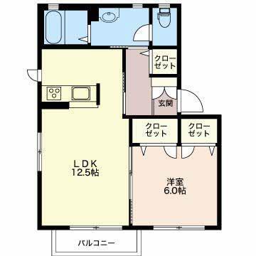 シェーンベルク 間取り図画像