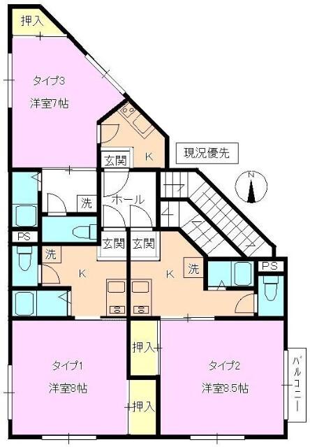 タイプ２のお部屋です