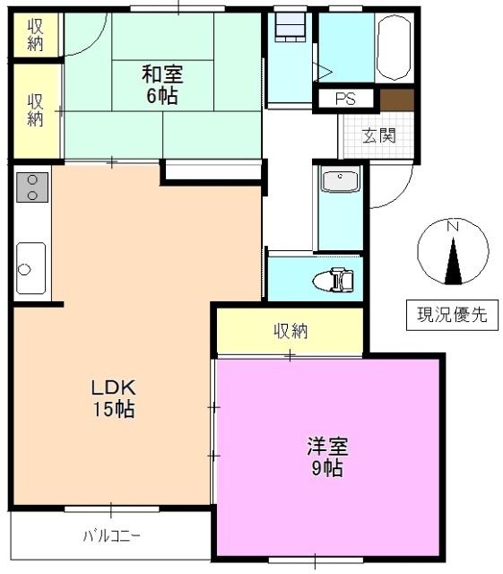  間取り図写真
