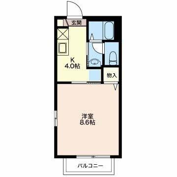 シャーメゾン　杉山 間取り図画像