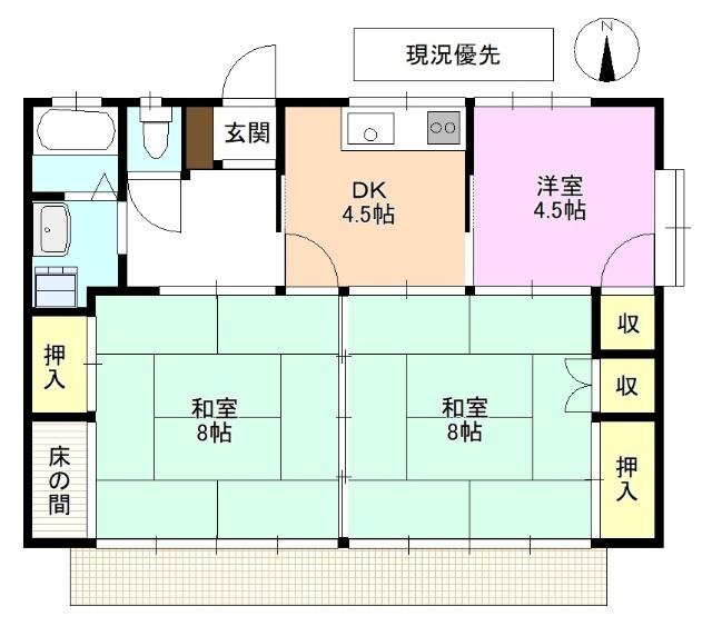  間取り図写真