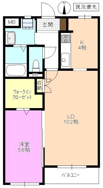 ライトハウス井川城 間取り図画像