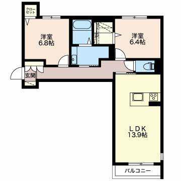 サンリッツ杉山 間取り図画像