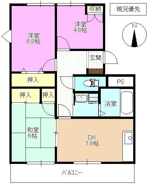  間取り図写真