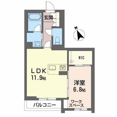 Ａ　Ｃｌｏｕｄ　Ｒｅｓｉｄｅｎｃｅ 間取り図画像