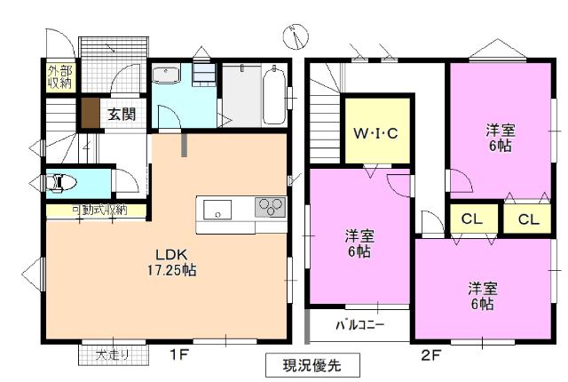  間取り図写真