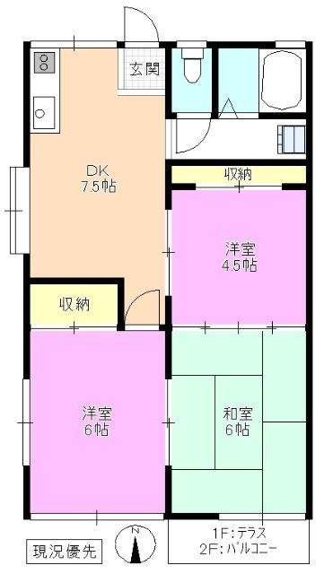 間取り図写真