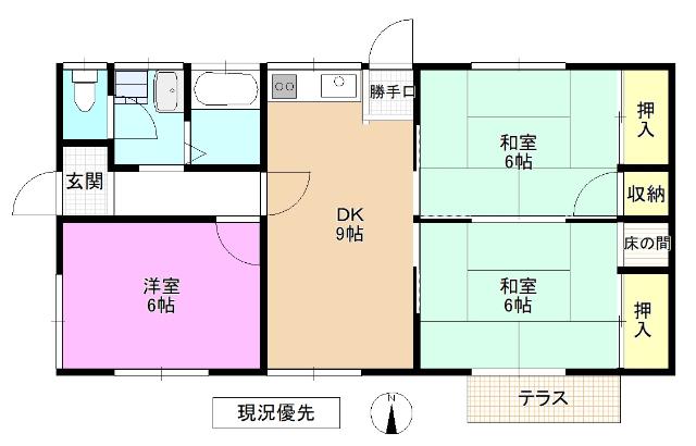  間取り図写真