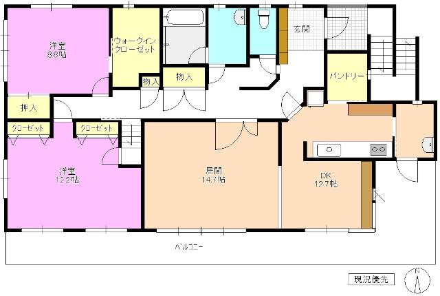  間取り図写真