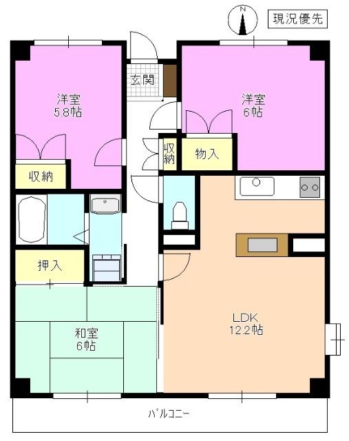  間取り図写真