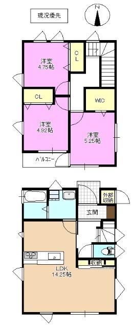  間取り図写真