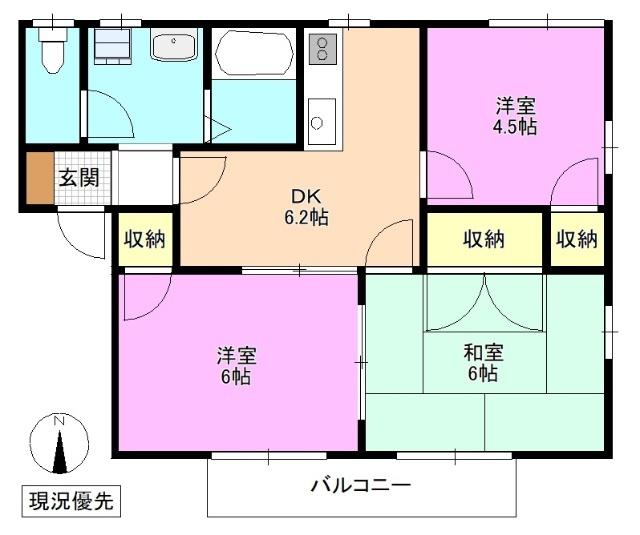  間取り図写真