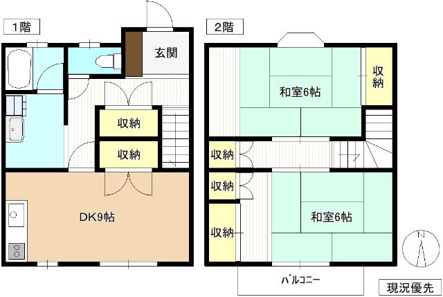  間取り図写真