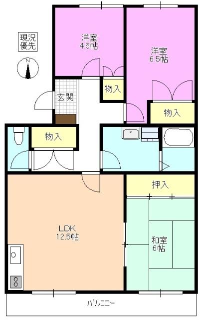  間取り図写真