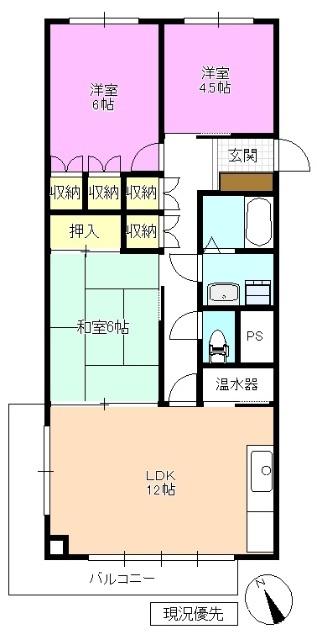  間取り図写真