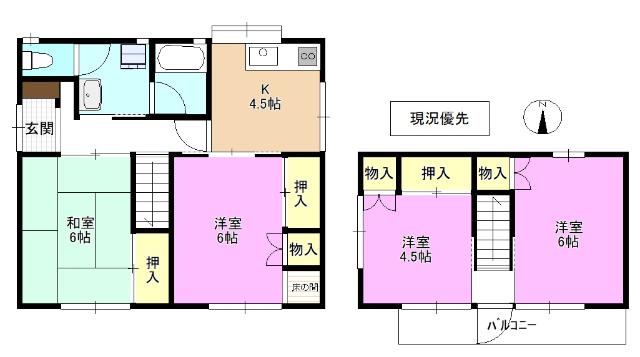  間取り図写真