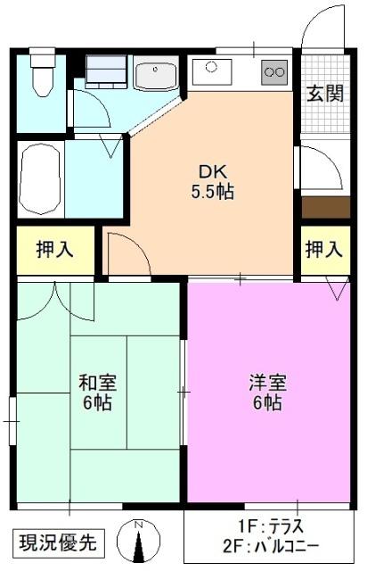  間取り図写真