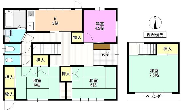  間取り図写真