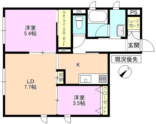  間取り図写真