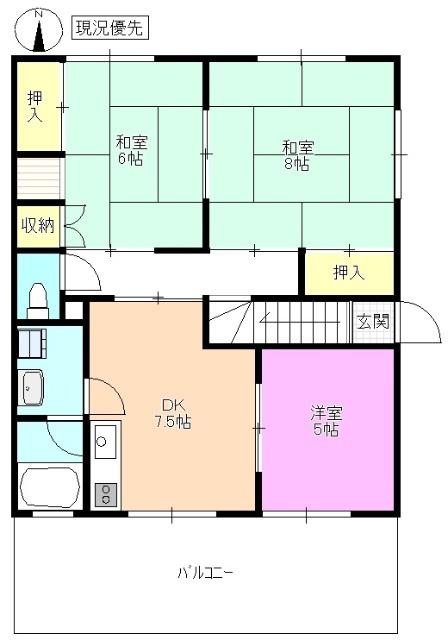  間取り図写真