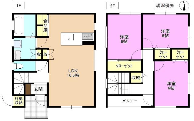  間取り図写真