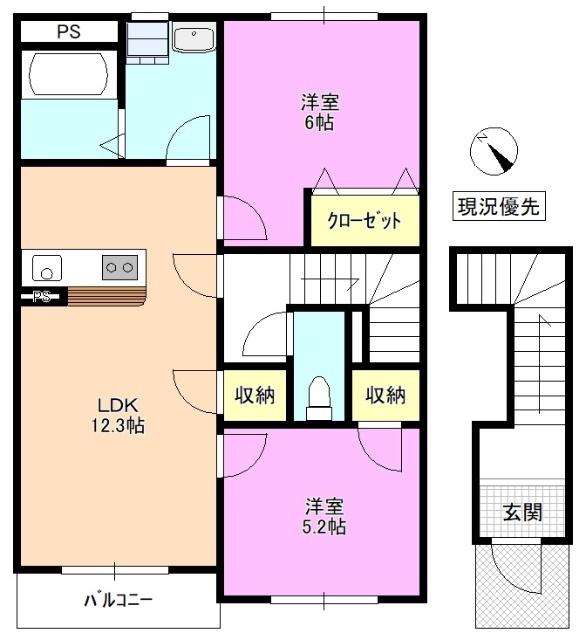  間取り図写真