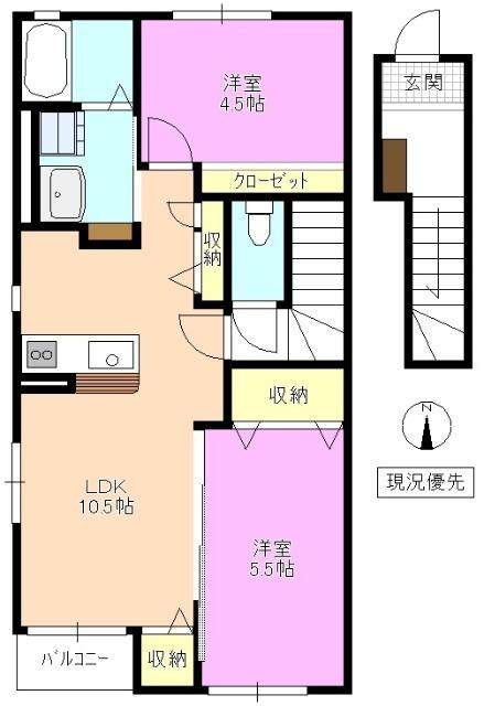  間取り図写真