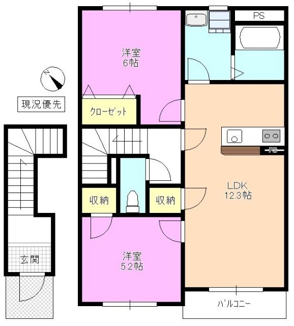  間取り図写真