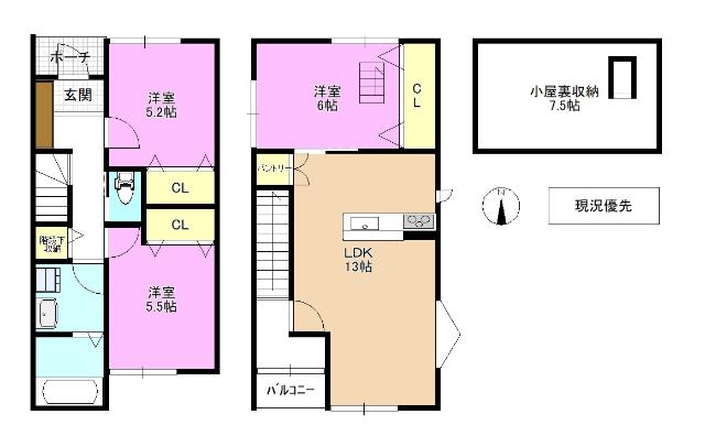  間取り図写真