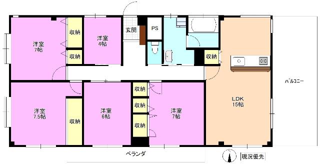  間取り図写真