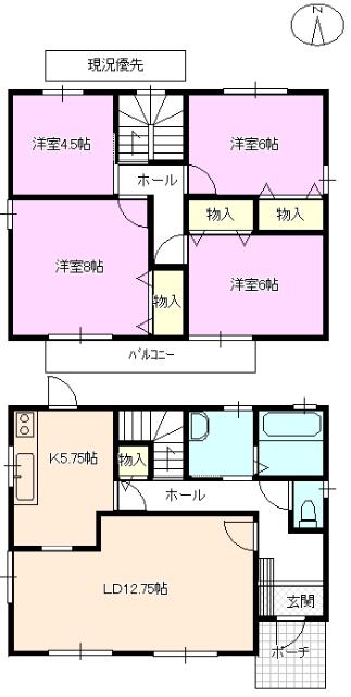  間取り図写真