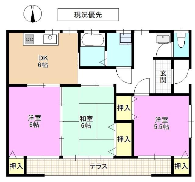  間取り図写真