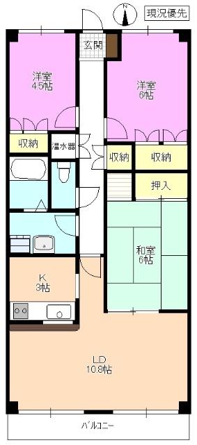  間取り図写真
