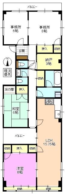  間取り図写真
