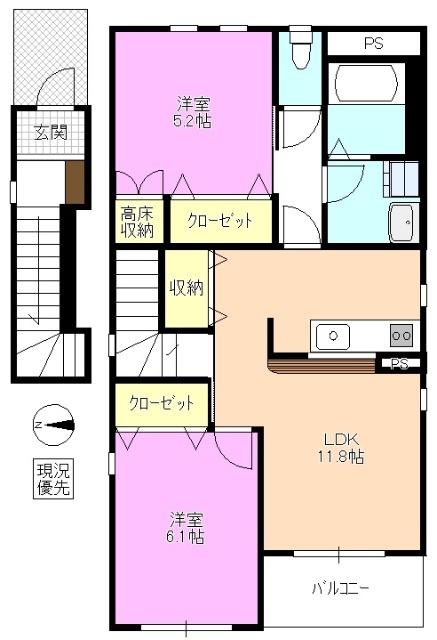  間取り図写真