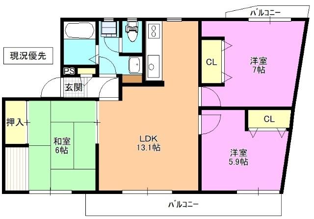  間取り図写真