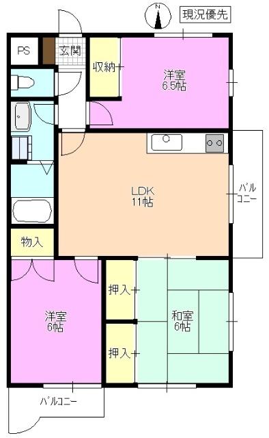  間取り図写真