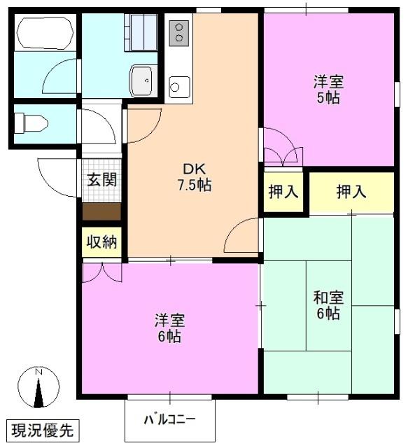  間取り図写真