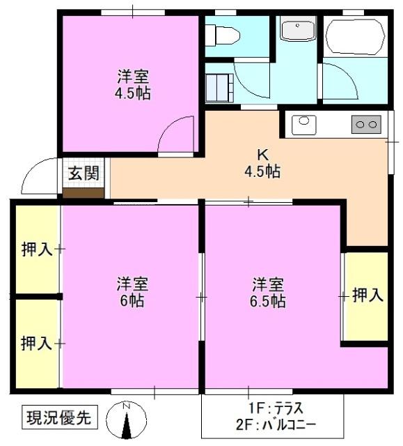  間取り図写真