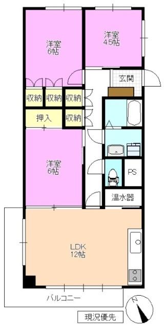  間取り図写真