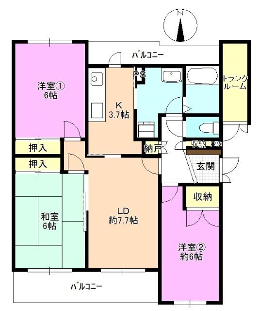  間取り図写真