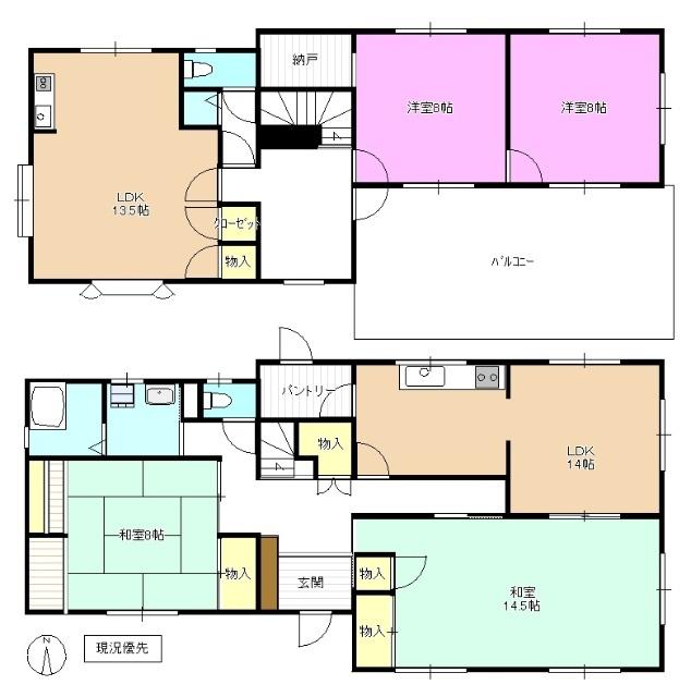 小布施戸建 間取り図画像