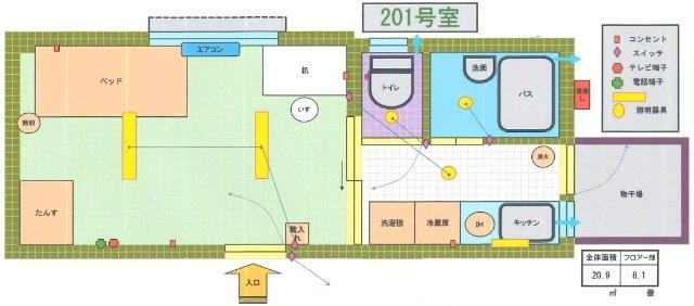 間取り図写真