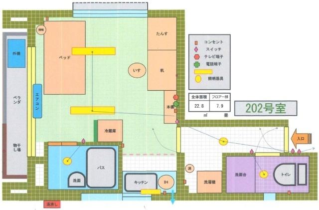  間取り図写真