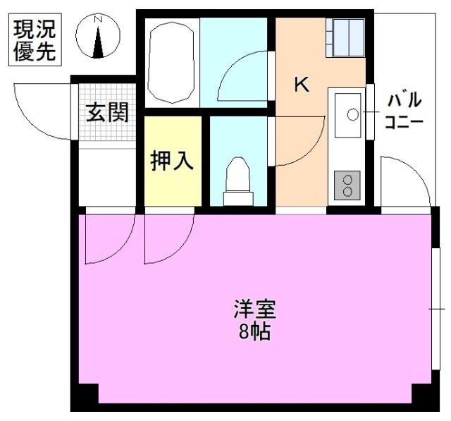 リヴェール入船 間取り図画像