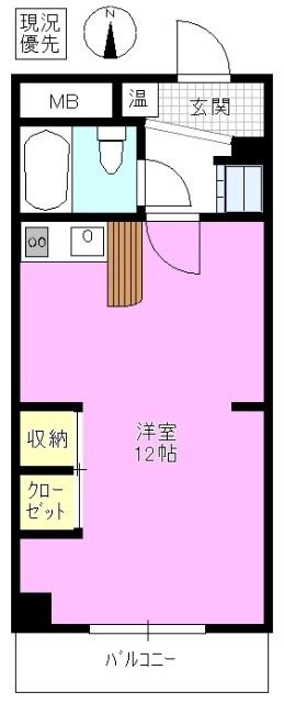 開智ハイツ 間取り図画像