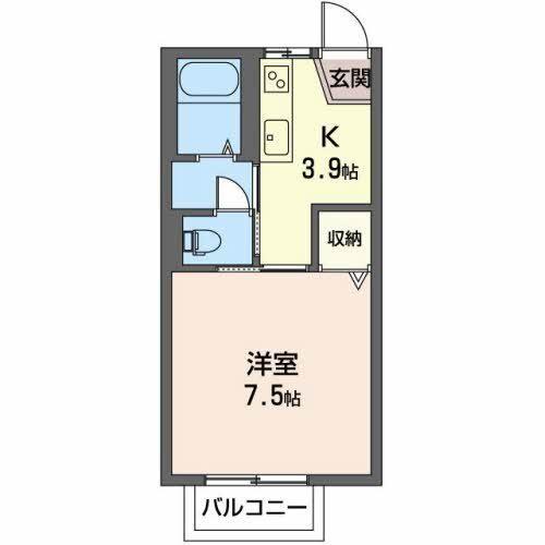 フレグランス　パル 間取り図画像