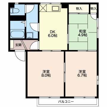 エスポアールＳＨＯＤＡ　Ｗ 間取り図画像