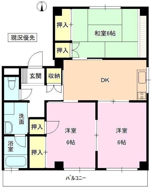メゾン山崎　Ｂ棟 間取り図画像